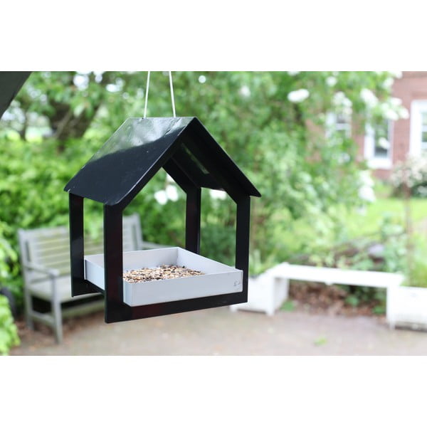 Antracitno siva kućica za ptice Esschert Design-image-4