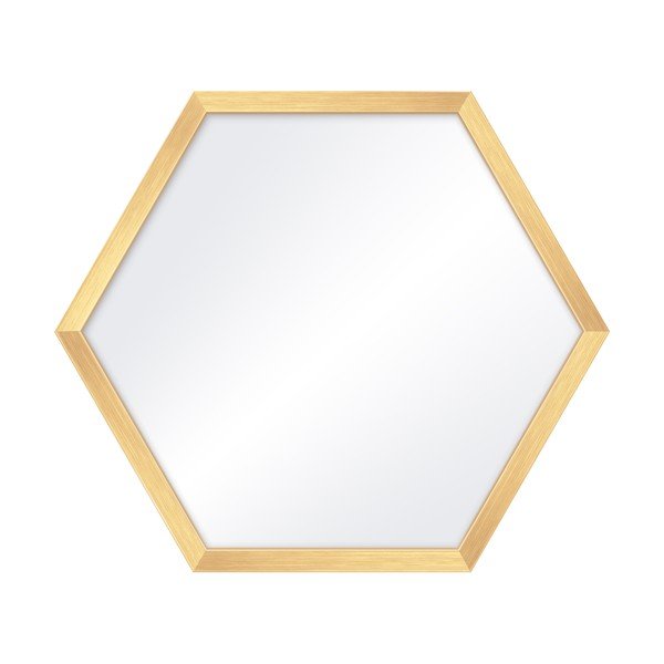Zidna ogledala u setu 4 kom 35x40 cm Heksagon – knor
