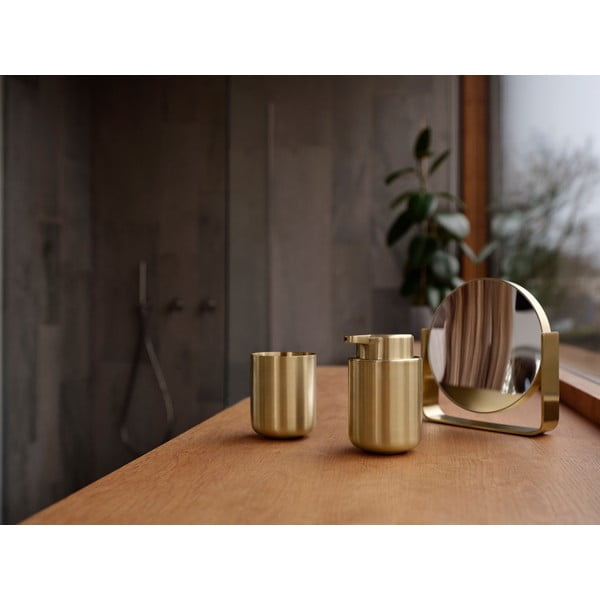 Mjedeni dozator sapuna od nehrđajućeg čelika 250 ml Ume Brass – Zone-image-1