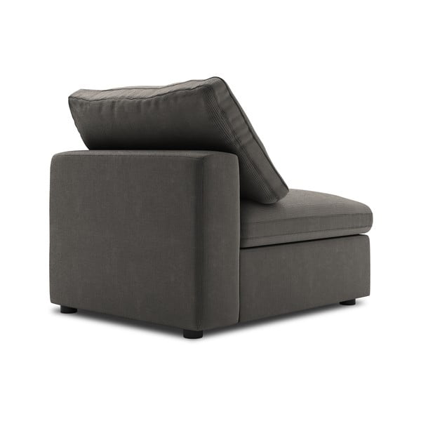 Tamnosmeđi srednji dio modularne sofe od samta Windsor & Co Sofas Galaxy-image-3