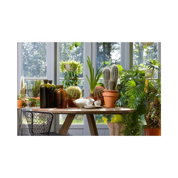 Tamnozelena staklena vaza BePureHome Chemistry, visina 40 cm-image-3