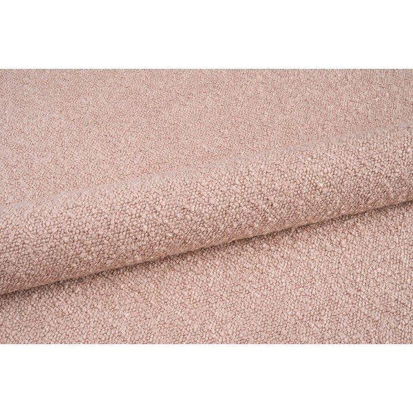 Ružičasti tabure od bouclé tkanine Molino – Micadoni Home-image-3