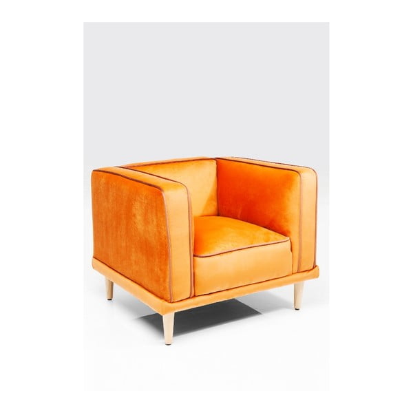Narančasta fotelja Kare Design Chill Out