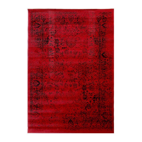 Crveni tepih Flair Rugs Element Bonetti Red, 60 x 110 cm