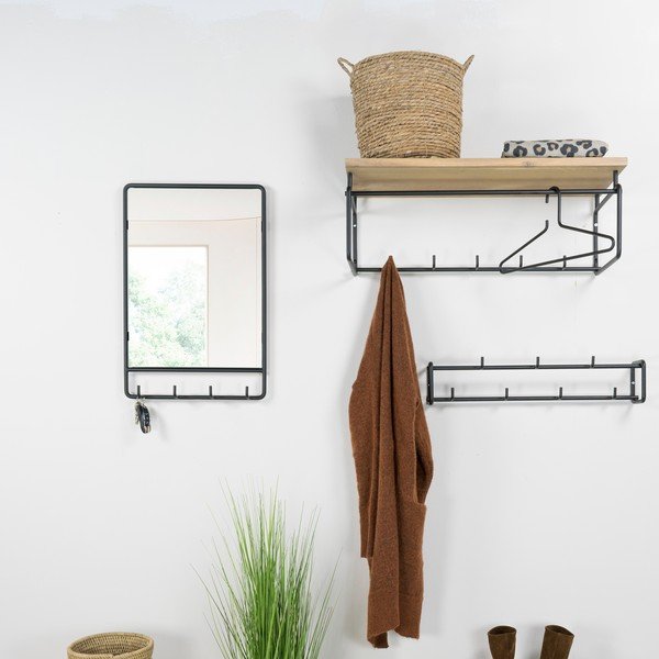 Zidno s vješalicom ogledalo 40x60 cm Clint – Spinder Design-image-1