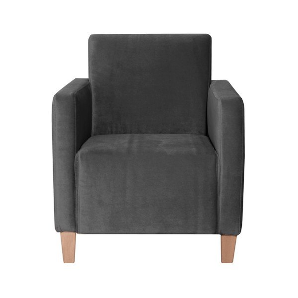 Antracit fotelja Max Winzer Milla Velvet-image-1