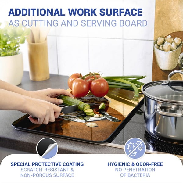 Set od 2 staklena poklopca za štednjak Wenkoo Coffee-image-4