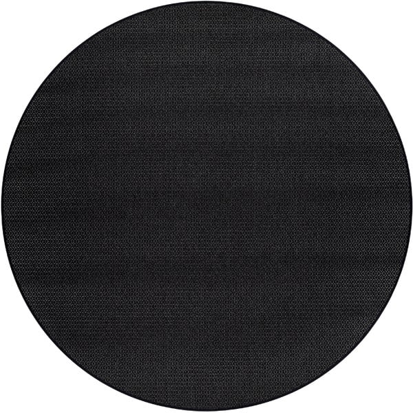 Crni okrugao tepih ø 160 cm Bello™ – Narma