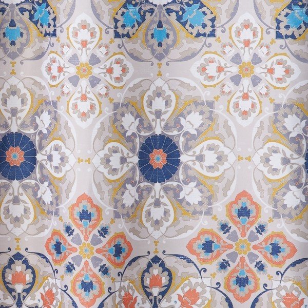 InterDesign Medallion tuš zavjesa, 183 x 183 cm-image-1