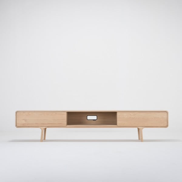 TV komoda od masivnog hrasta s 2 ladice Gazzda Fawn-image-3