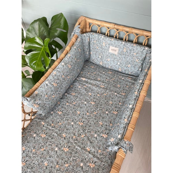 Ograda za krevetić 120 cm Apricot - Malomi Kids-image-1