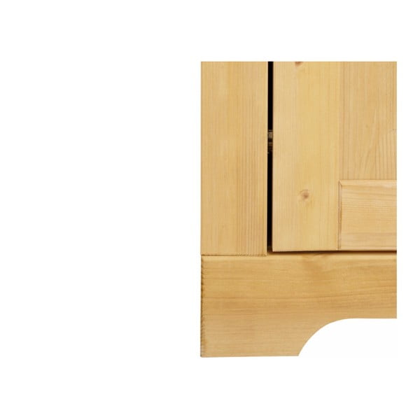 Vitrina od masivnog bora u prirodnoj boji 180x35 cm Lisa – Støraa-image-4