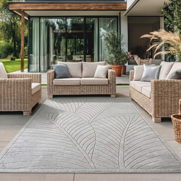 Unutarnji i vanjski tepih u srebrnoj boji 240x340 cm Nova 1203 – Ayyildiz Carpets-image-1