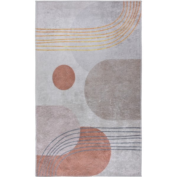 Narančasti/krem perivi tepih 50x80 cm – Vitaus