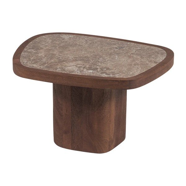Smeđi stolić za kavu 60x70 cm Granu – WOOOD
