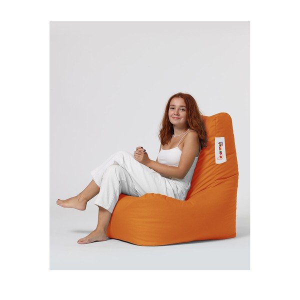 Narančasta vreća za sjedenje Diamond – Floriane Garden-image-2