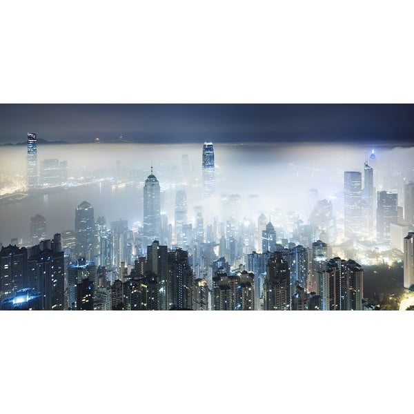 Slika 140x70 cm Misty Night – Malerifabrikken