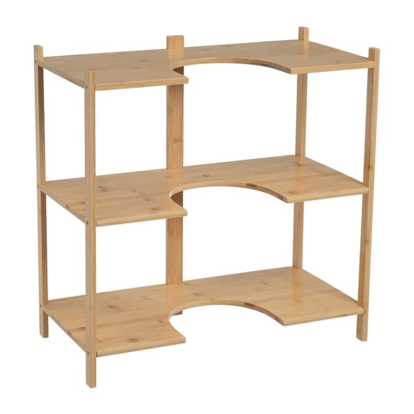 Od bambusa ormarić za ispod umivaonika u prirodnoj boji 60x60 cm – Casa Selección-image-1