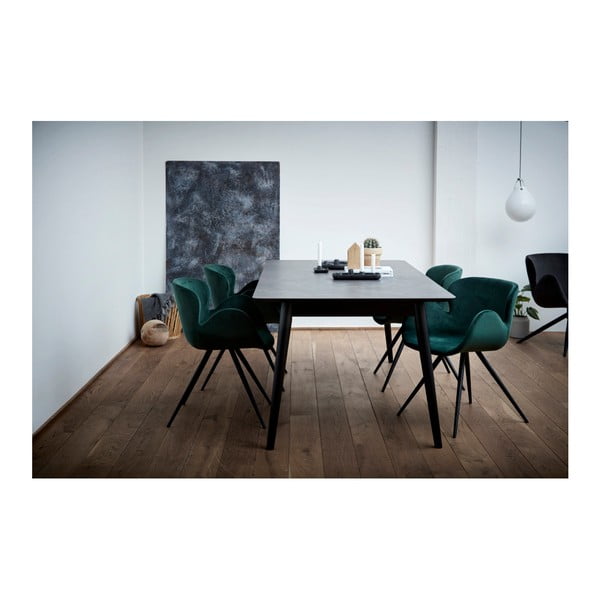 Zelena podstavljena blagovaonska stolica s naslonima za ruke Gaia – DAN-FORM Denmark-image-1