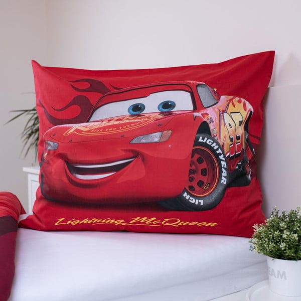 Crvena pamučna dječja posteljina za krevet za jednu osobu 140x200 cm Cars "Legend" – Jerry Fabrics-image-3