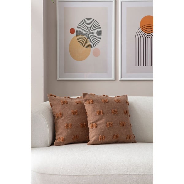 Ukrasne jastučnice u setu 2 kom 43x43 cm Tuffet – Mioli Decor-image-3