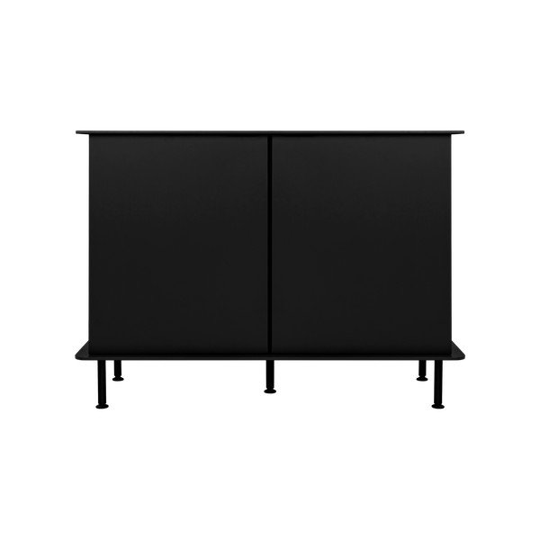 Crna komoda s rupom za kabele 120x88x50 cm Suumo – noo.ma-image-2