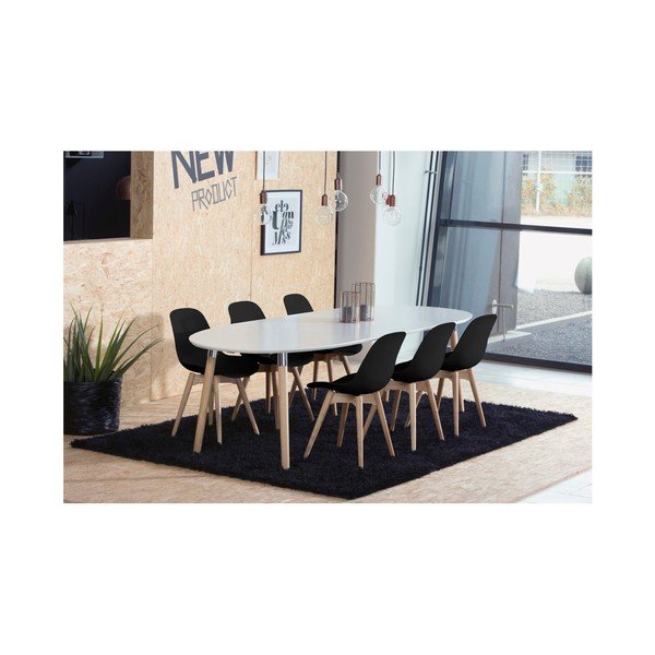 Set od 2 crne blagovaonske stolice Actona Scramble Dining Set-image-2