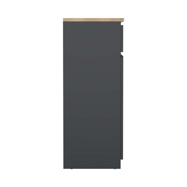Tamno siva komoda 80x100x40 cm Naia – Tvilum-image-4