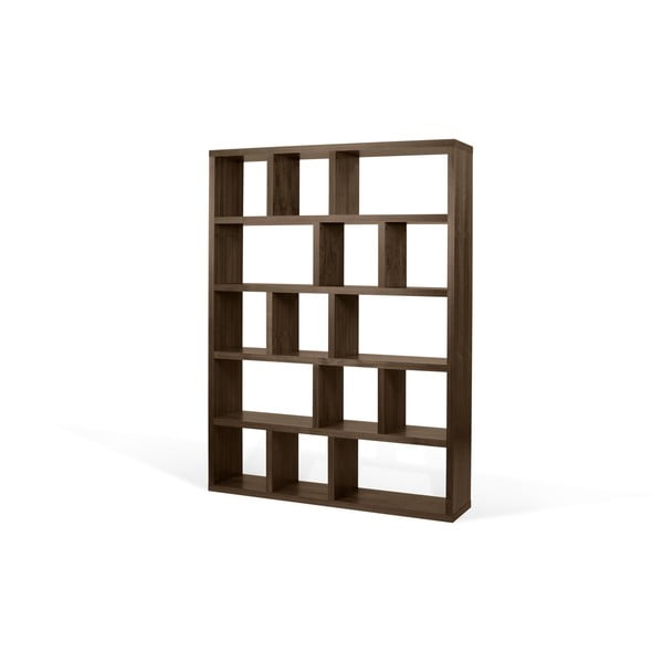 Smeđa biblioteka u dekoru oraha 150x198 cm Berlin – TemaHome-image-3