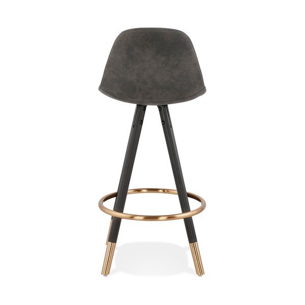 Sive bar stolica Kokoon Bruce Mini, visina sjedala 65 cm-image-4