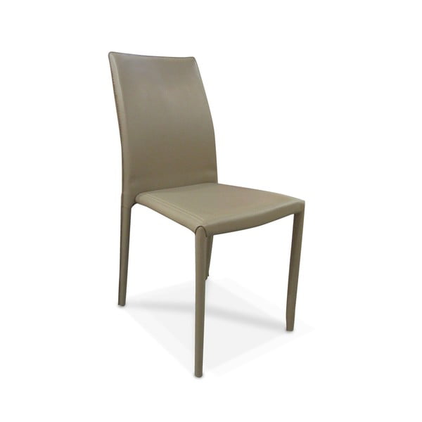 Pješčanosmeđa trpezarijska stolica s presvlakom od eko kože Evergreen House Faux