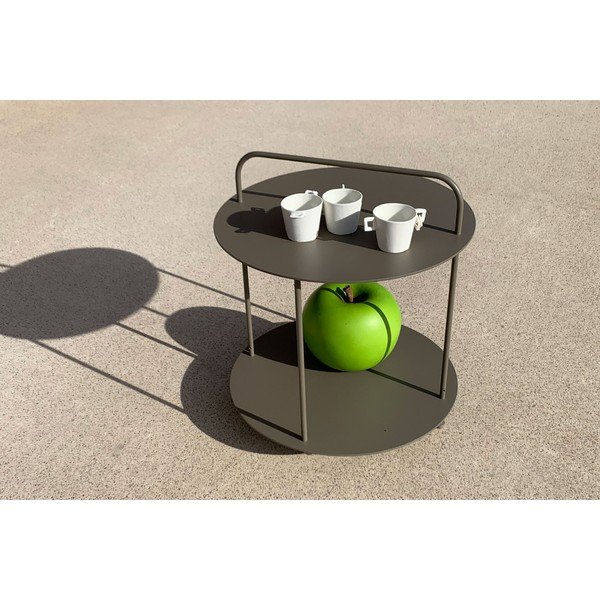 Metalni okrugao vrtni stol ø 45 cm Plip – Ezeis-image-1