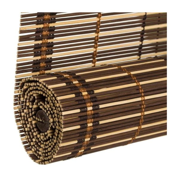 Tamno smeđa roleta od bambusa 160x180 cm Natural Life - Casa Selección-image-2