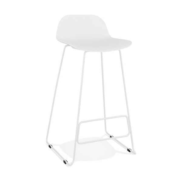 Bijela bar stolica Cocoon Slim Slim, sedam visine 76 cm