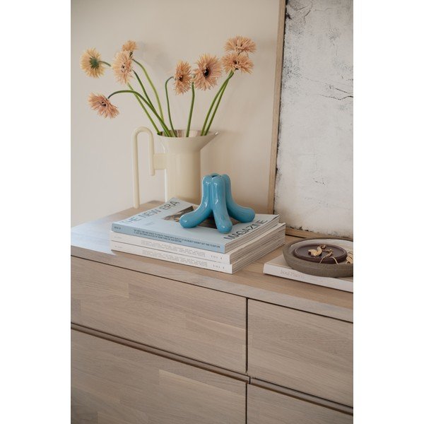 Komoda od punog hrasta u svijetloj prirodnoj boji 170x77x42 cm Cleardale – Rowico-image-2