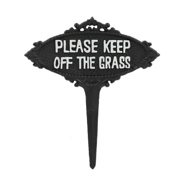 Metalni vrtni kolac Please Keep off the Grass – Esschert Design