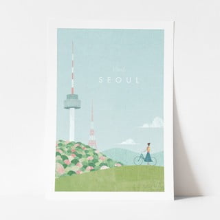 Poster Travelposter Seoul, 30 x 40 cm
