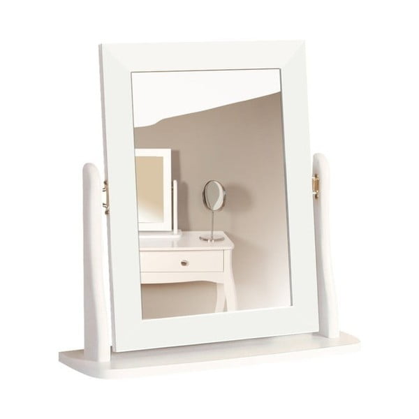 Bijelo ogledalo za toaletni stolić Steens Baroque