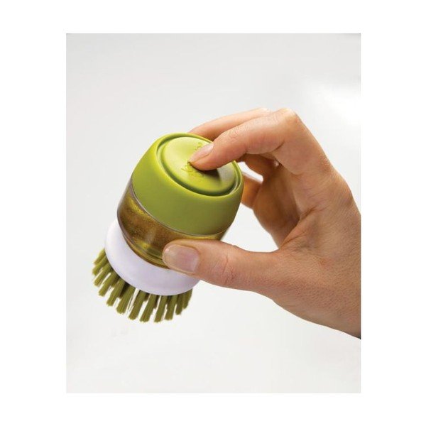 Zelena Palm četka za ribanje s posudom za sredstvo postoljem i Joseph Josepha-image-4