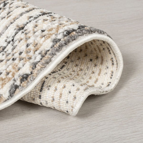 Bež okrugao tepih 140x140 cm Camino – Flair Rugs-image-2