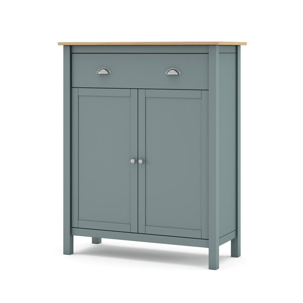 Komoda prljavo zelena od masivnog bora 90x110x40 cm Misti – Marckeric-image-2