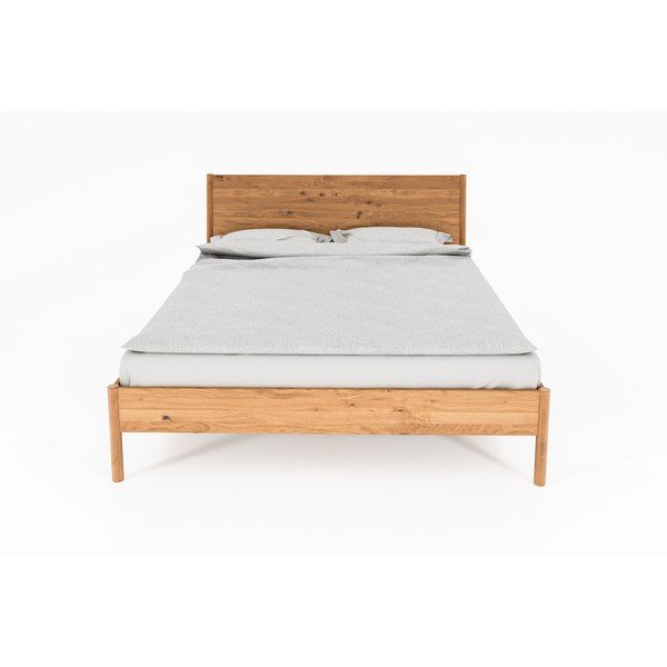 Krevet za jednu osobu od hrastovog drveta 90x200 cm Pola - The Beds-image-1