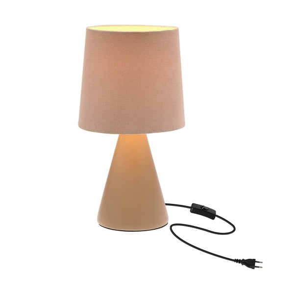 Bež stolna lampa s tekstilnim sjenilom (visina 24,5 cm) Satti – Candellux Lighting-image-4