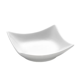 Bijela porculanska zdjela Maxwell & Williams Basic Wave, 10,5 x 10,5 cm