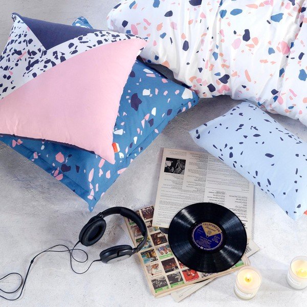 Pamučna jastučnica Blanc Terazzo, 60 x 60 cm-image-2