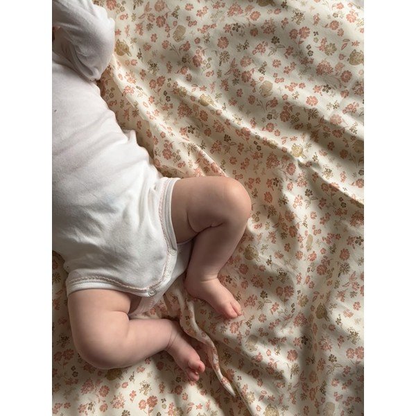 Bež dječja posteljina za dječji krevetić od organskog pamuka 70x100 cm Augusta – Cam Cam Copenhagen-image-4