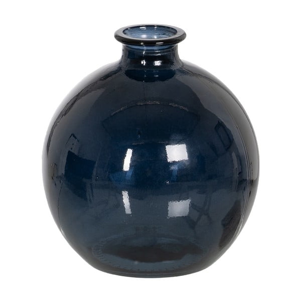 Tamno plava ručno izrađena vaza (visina 18 cm) – Ixia