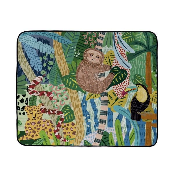 Piknik deka Butter Kings Colors In Jungle, 145 x 180 cm