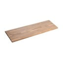 Ploča za ispod umavionika od punog hrasta u prirodnoj boji 140x36 cm Woody – Sapho