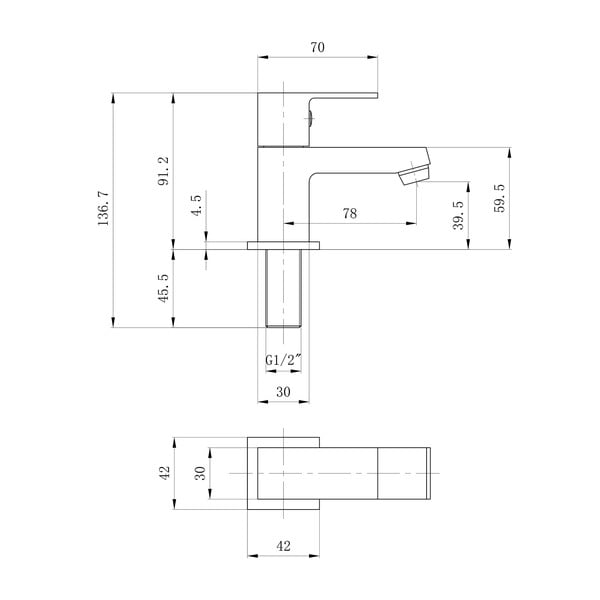 Ventil za umivaonik u sjajno srebrnoj boji Small – Sapho-image-2